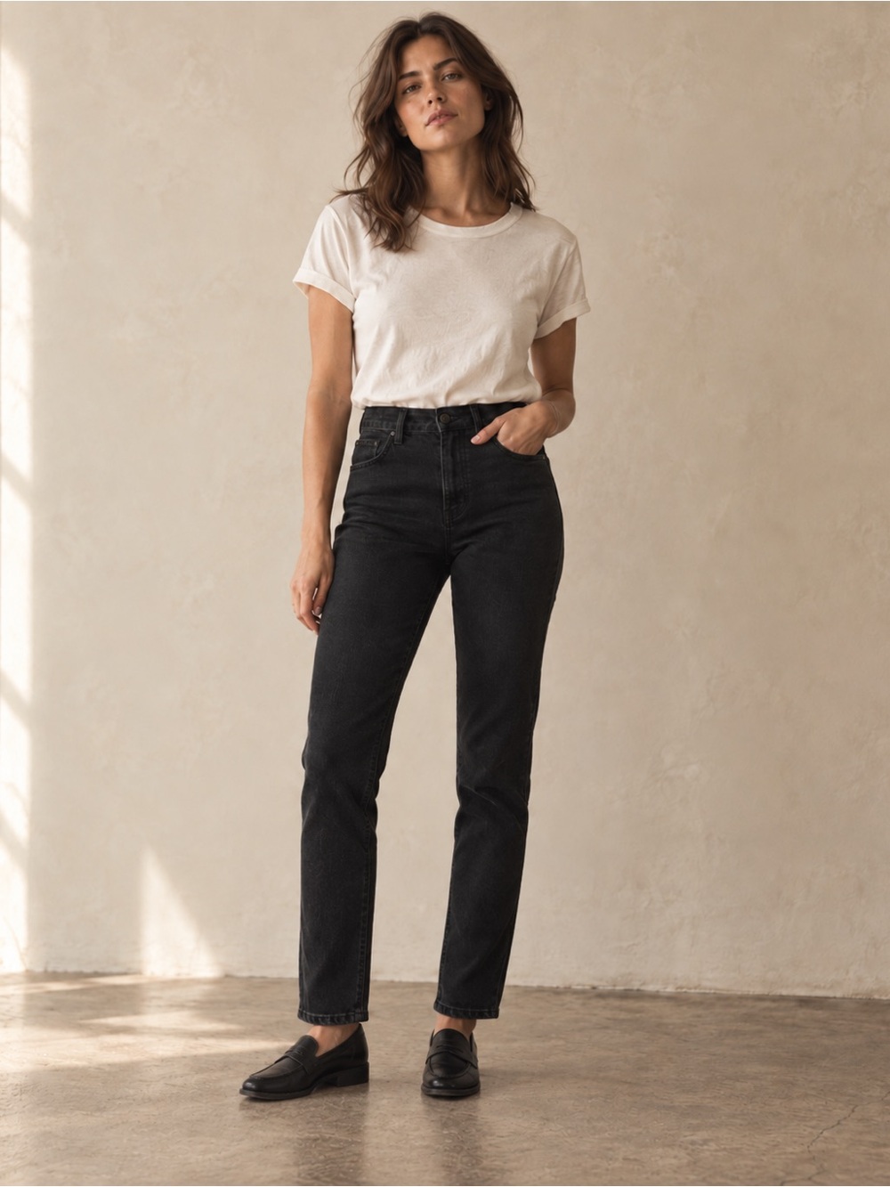 Imogene + Willie Imogene Slim High Rise Jeans Black Size 27